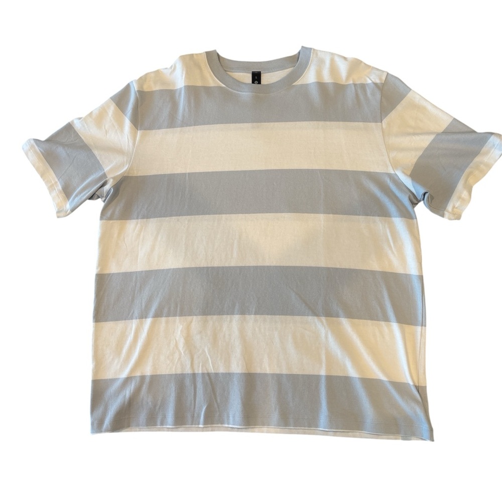 Lululemon Men’s Heavyweight Cotton Jersey Cotton XL Gray and White